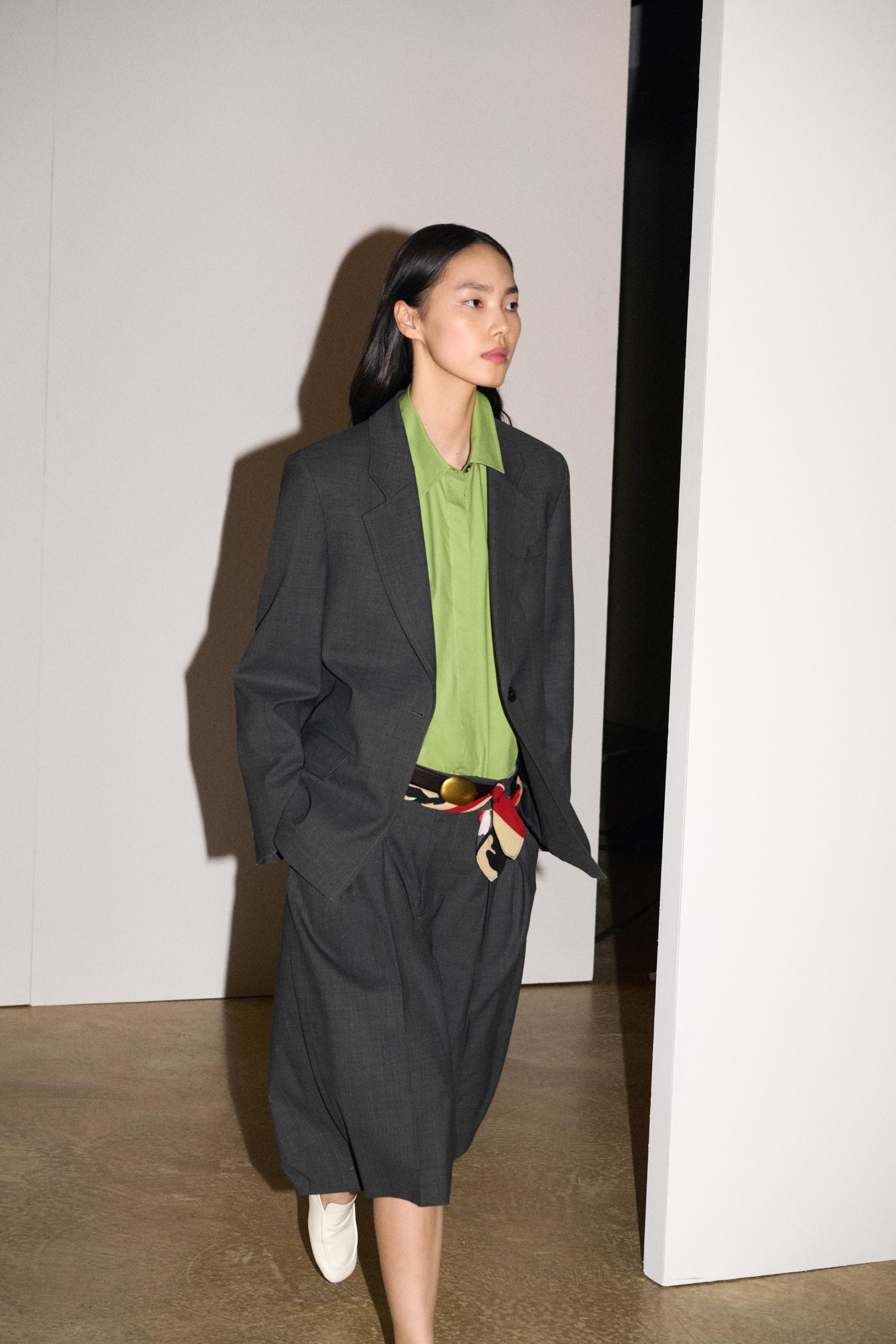 ZW COLLECTION LONG WOOL BERMUDA SHORTS